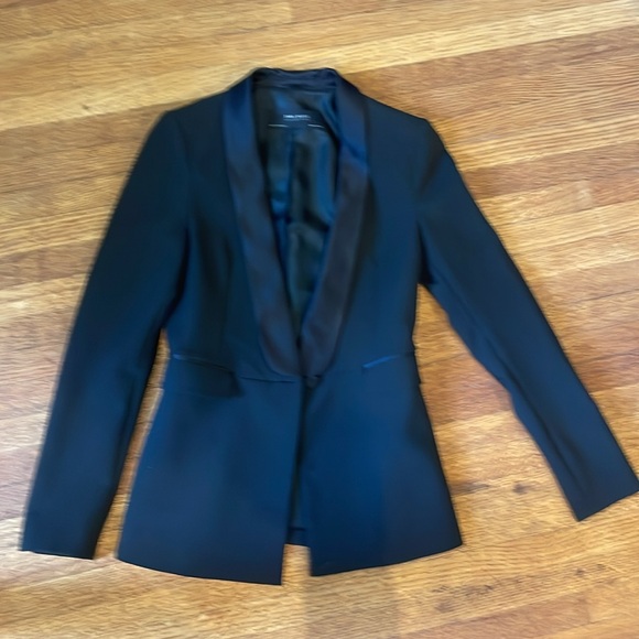Zara black tuxedo blazer - Picture 1 of 7